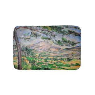 Paul Cezanne - Mont Sainte-Victoire en grote den Badmat