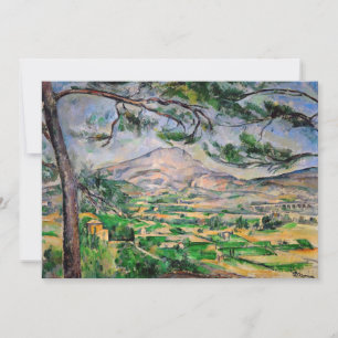 Paul Cezanne - Mont Sainte-Victoire en grote den Kaart