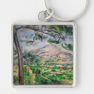 Paul Cezanne - Mont Sainte-Victoire en grote den Sleutelhanger