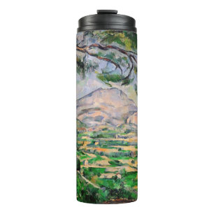 Paul Cezanne - Mont Sainte-Victoire en grote den Thermosbeker