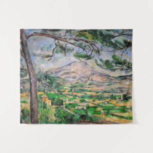 Paul Cezanne - Mont Sainte-Victoire en grote den Wandkleed