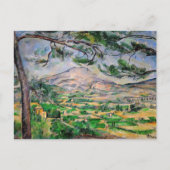 Paul Cezanne - Mont Sainte-Victoire en Grote Pijnb Briefkaart (Voorkant)