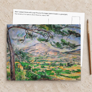 Paul Cezanne - Mont Sainte-Victoire en Grote Pijnb Briefkaart