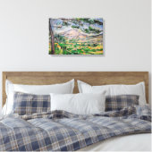 Paul Cezanne - Mont Sainte-Victoire en Grote Pijnb Canvas Afdruk (Insitu (Slaapkamer))