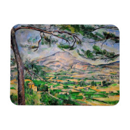 Paul Cezanne - Mont Sainte-Victoire en Grote Pijnb Magneet