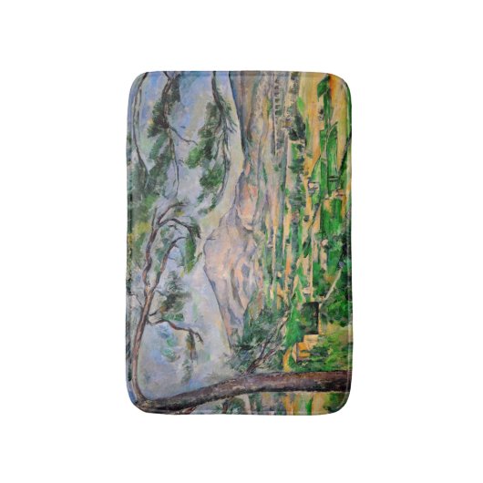 Paul Cezanne - Mont Sainte-Victoire en Large Pine Badmat (Voorkant Verticaal)