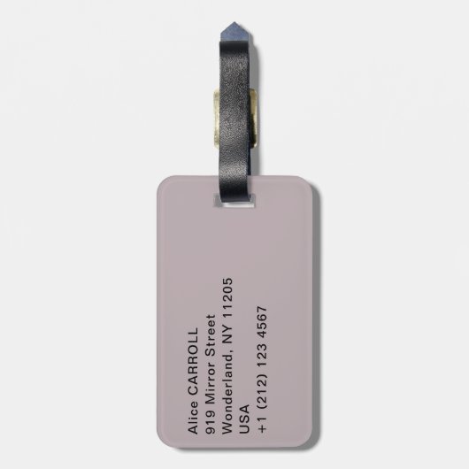 Paul Cezanne - Mont Sainte-Victoire en Large Pine Bagagelabel (Achterkant verticaal)