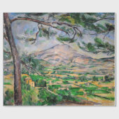 Paul Cezanne - Mont Sainte-Victoire en Large Pine Cadeaupapier (Vlak)