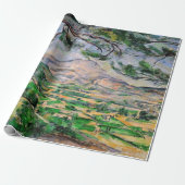 Paul Cezanne - Mont Sainte-Victoire en Large Pine Cadeaupapier (Uitgerold)