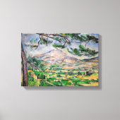 Paul Cezanne - Mont Sainte-Victoire en Large Pine Canvas Afdruk (Voorkant)