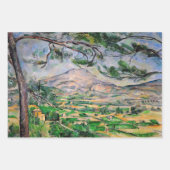 Paul Cezanne - Mont Sainte-Victoire en Large Pine Inpakpapier Vel (Voorkant 2)