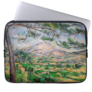Paul Cezanne - Mont Sainte-Victoire en Large Pine Laptop Sleeve