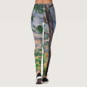 Paul Cezanne - Mont Sainte-Victoire en Large Pine Leggings (Achterkant)