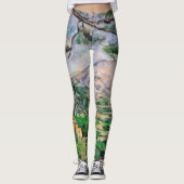 Paul Cezanne - Mont Sainte-Victoire en Large Pine Leggings (Voorkant)