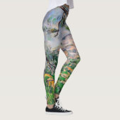Paul Cezanne - Mont Sainte-Victoire en Large Pine Leggings (Rechts)