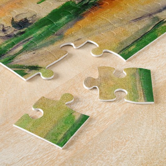 Paul Cezanne - Mont Sainte-Victoire en Large Pine Legpuzzel (Zijkant)