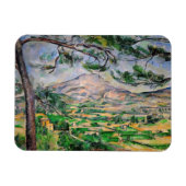 Paul Cezanne - Mont Sainte-Victoire en Large Pine Magneet (Horizontaal)