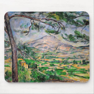 Paul Cezanne - Mont Sainte-Victoire en Large Pine Muismat