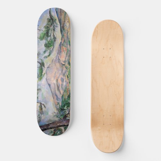Paul Cezanne - Mont Sainte-Victoire en Large Pine Persoonlijk Skateboard (Voorkant)