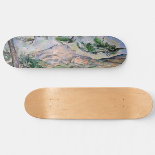 Paul Cezanne - Mont Sainte-Victoire en Large Pine Persoonlijk Skateboard (Horizontaal)