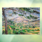 Paul Cezanne - Mont Sainte-Victoire en Large Pine Raamsticker (Vel 3)