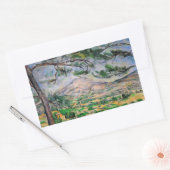 Paul Cezanne - Mont Sainte-Victoire en Large Pine Rechthoekige Sticker (Envelop)