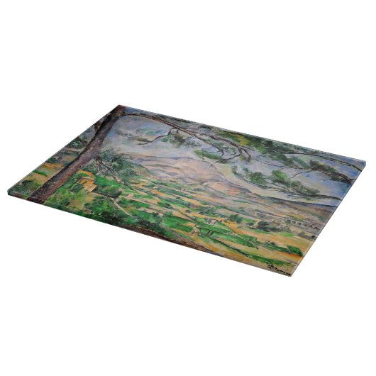 Paul Cezanne - Mont Sainte-Victoire en Large Pine Snijplank (Hoek)