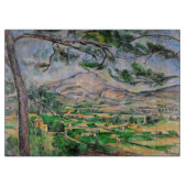 Paul Cezanne - Mont Sainte-Victoire en Large Pine Snijplank (Voorkant)