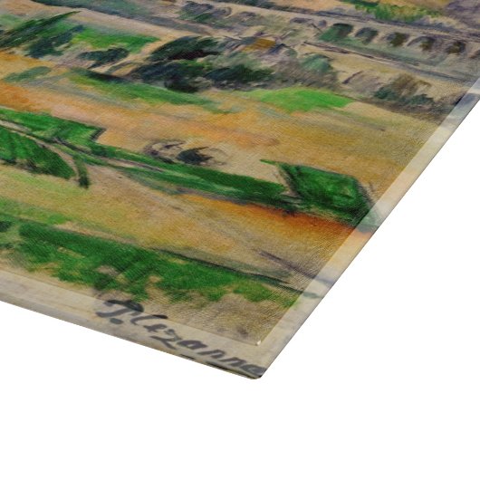 Paul Cezanne - Mont Sainte-Victoire en Large Pine Snijplank (Hoek)