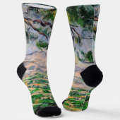 Paul Cezanne - Mont Sainte-Victoire en Large Pine Sokken (Gebogen)