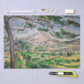 Paul Cezanne - Mont Sainte-Victoire en Large Pine Tissuepapier (Craft)