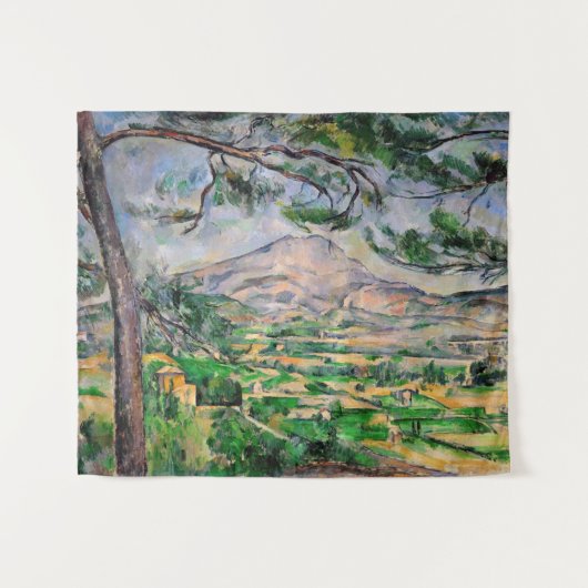 Paul Cezanne - Mont Sainte-Victoire en Large Pine Wandkleed (Voorkant (horizontaal))