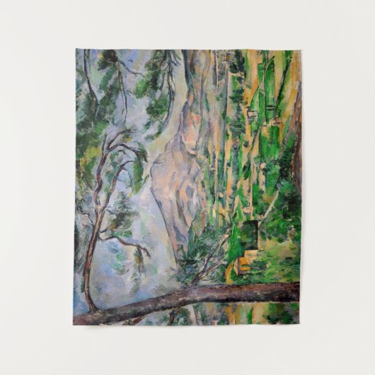 Paul Cezanne - Mont Sainte-Victoire en Large Pine Wandkleed (Voorkant)