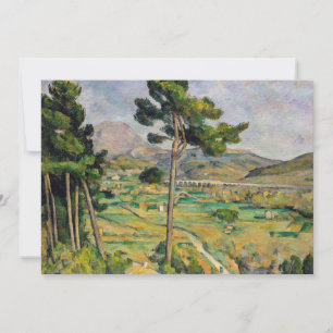 Paul Cezanne - Mont Sainte-Victoire en Viaduct Bedankkaart