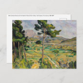 Paul Cezanne - Mont Sainte-Victoire en Viaduct Briefkaart (Voorkant / Achterkant)