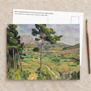Paul Cezanne - Mont Sainte-Victoire en Viaduct Briefkaart