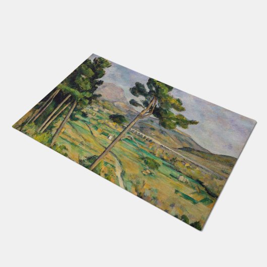 Paul Cezanne - Mont Sainte-Victoire en Viaduct Deurmat (Schuin)