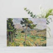 Paul Cezanne - Mont Sainte-Victoire en Viaduct Kaart (Staand voorkant)