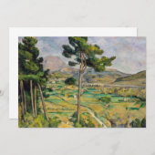 Paul Cezanne - Mont Sainte-Victoire en Viaduct Kaart (Voorkant / Achterkant)