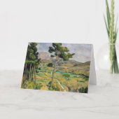Paul Cezanne - Mont Sainte-Victoire en Viaduct Kaart (Voorkant)