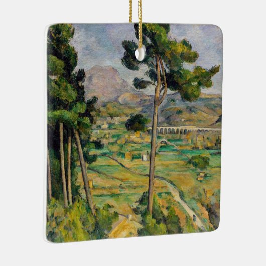 Paul Cezanne - Mont Sainte-Victoire en Viaduct Keramisch Ornament (Rechts)
