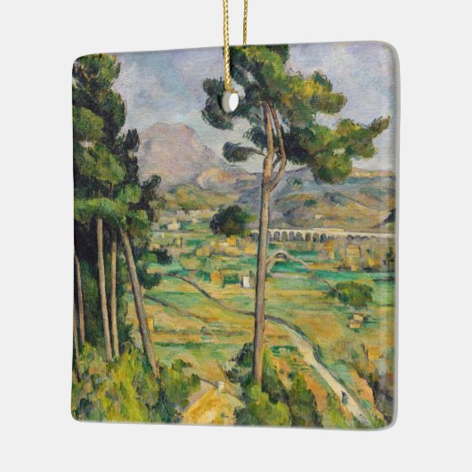 Paul Cezanne - Mont Sainte-Victoire en Viaduct Keramisch Ornament (Links)