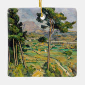 Paul Cezanne - Mont Sainte-Victoire en Viaduct Keramisch Ornament (Voorkant)