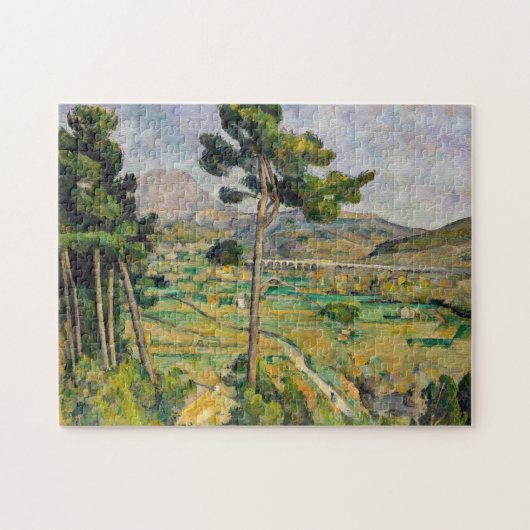 Paul Cezanne - Mont Sainte-Victoire en Viaduct Legpuzzel (Horizontaal)
