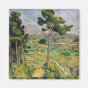 Paul Cezanne - Mont Sainte-Victoire en Viaduct Magneet