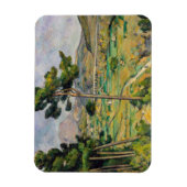 Paul Cezanne - Mont Sainte-Victoire en Viaduct Magneet (Verticaal)
