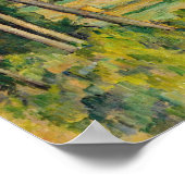 Paul Cezanne - Mont Sainte-Victoire en Viaduct Poster (Hoek)