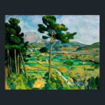 Paul Cezanne. Mont Sainte-Victoire en Viaduct Poster<br><div class="desc">Artiest: Paul Cézanne tussen 1882 en 1885.</div>