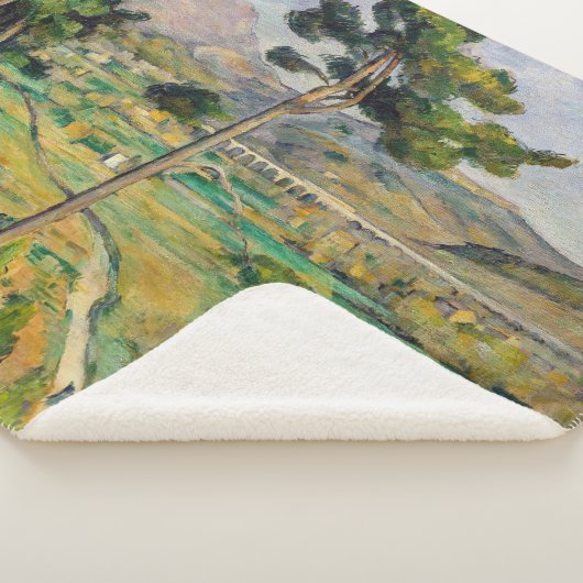 Paul Cezanne - Mont Sainte-Victoire en Viaduct Sherpa Deken (3/4)