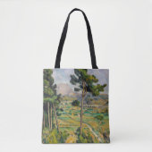 Paul Cezanne - Mont Sainte-Victoire en Viaduct Tote Bag (Voorkant)